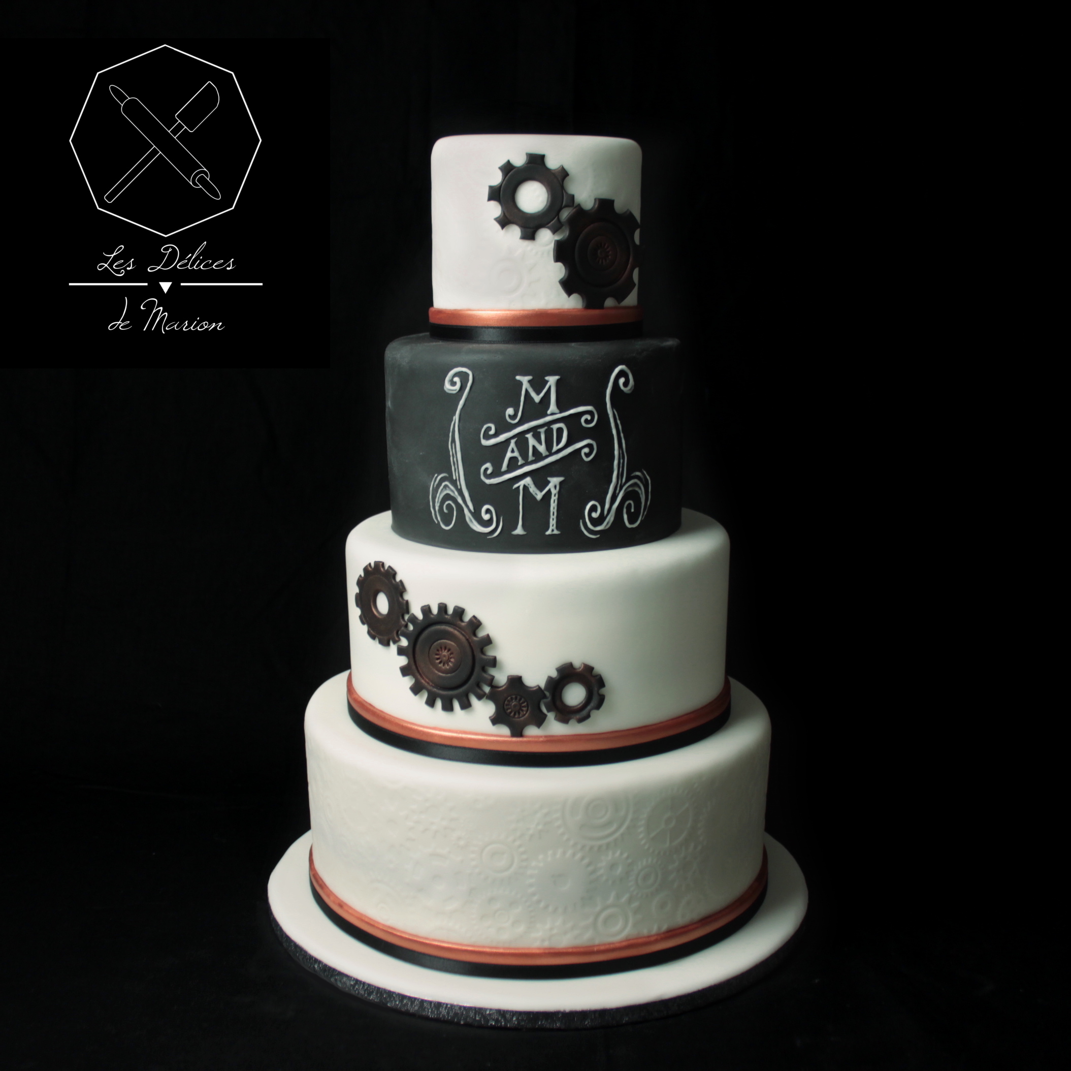 gateau_mariage_wedding_cake_ardoise_tableau_noir_craie_industriel_or-rose_rose-gold